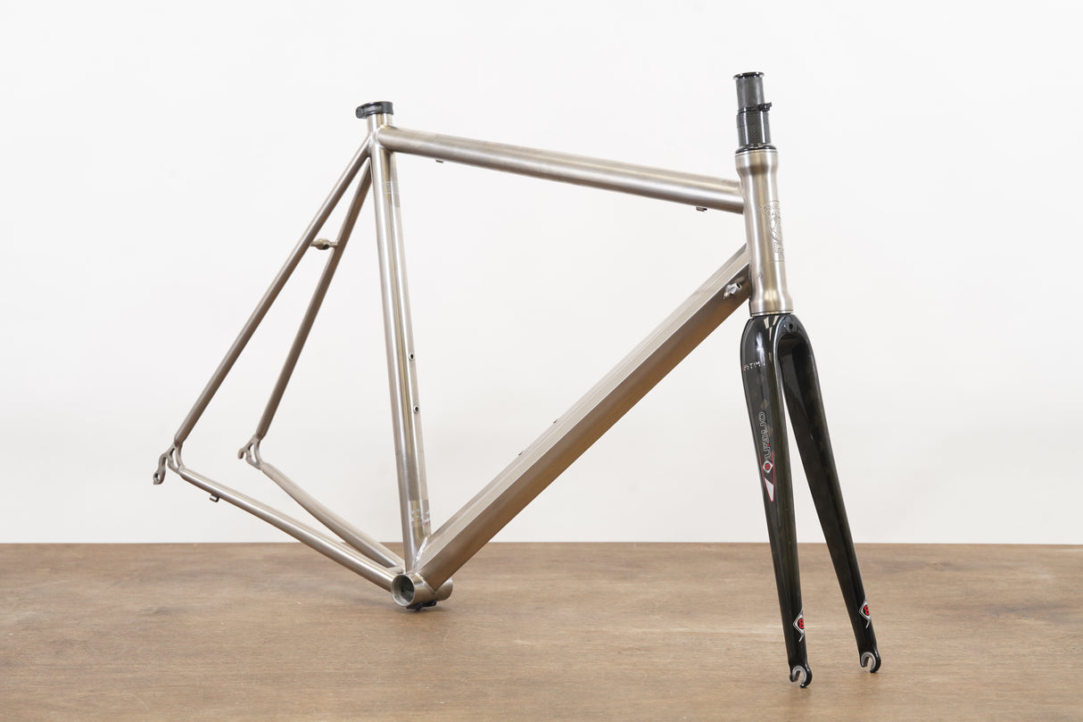 58cm Douglas Racing Titanium Rim Brake Road Frameset