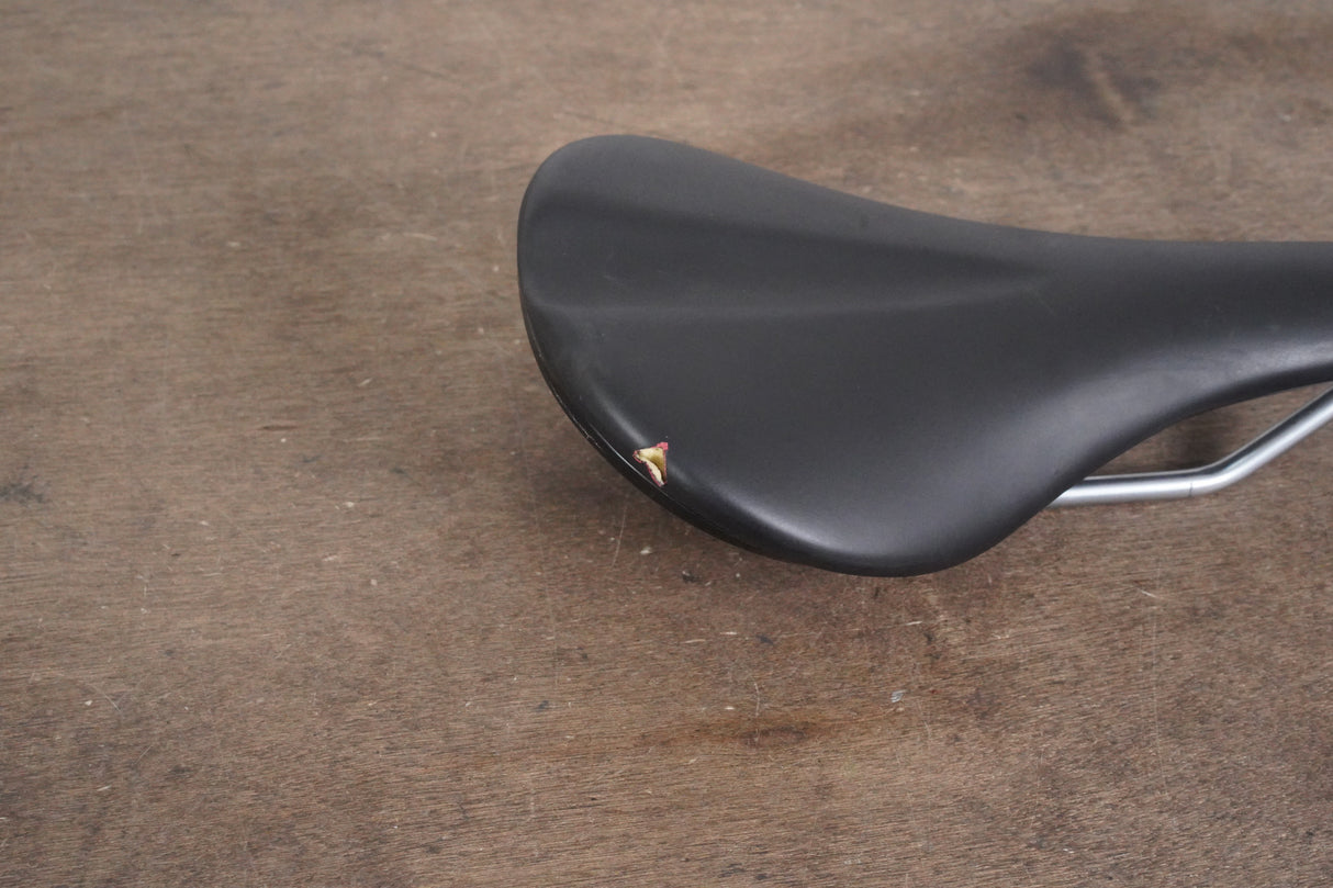 142mm (Shallow) Fabric Scoop Cr-Mo Rail Road Saddle 268g