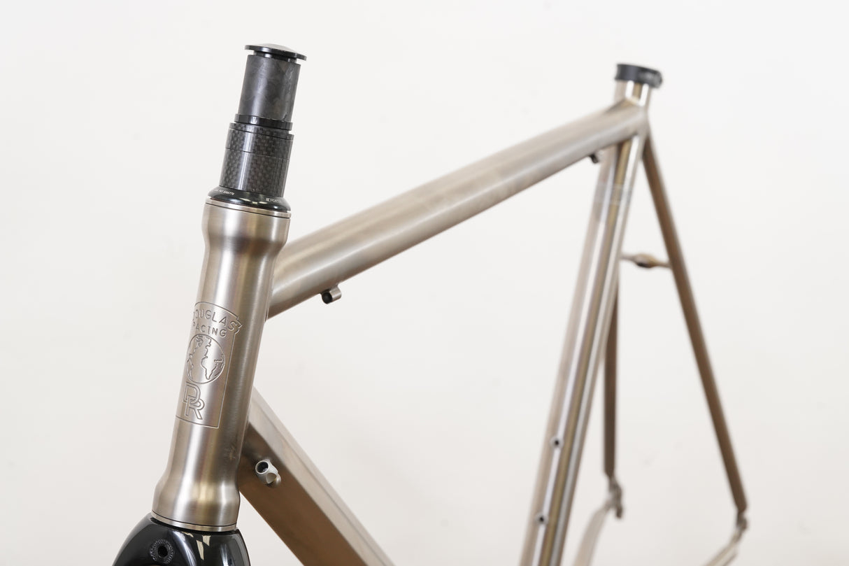 58cm Douglas Racing Titanium Rim Brake Road Frameset