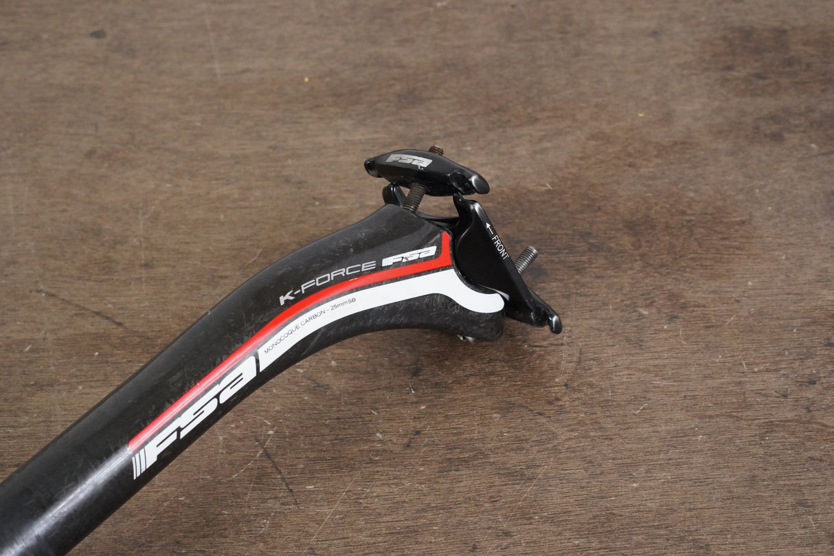 27.2mm FSA K-Force Carbon 25mm Setback Road Seatpost