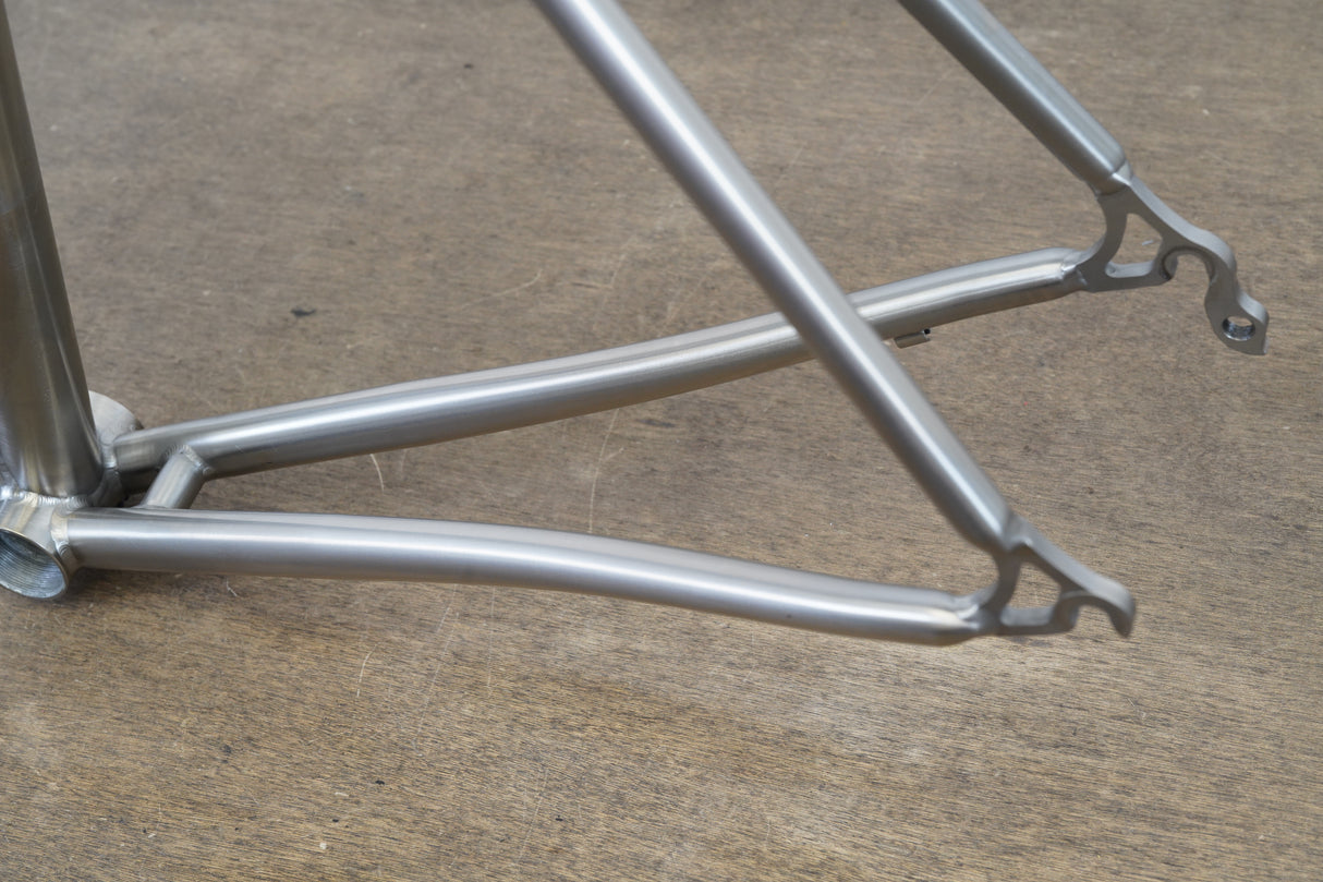 58cm Douglas Racing Titanium Rim Brake Road Frameset