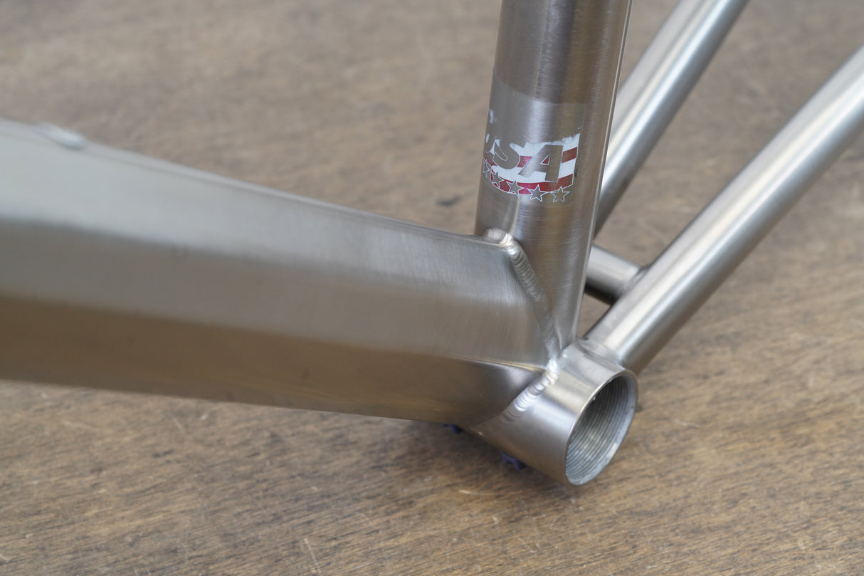 58cm Douglas Racing Titanium Rim Brake Road Frameset