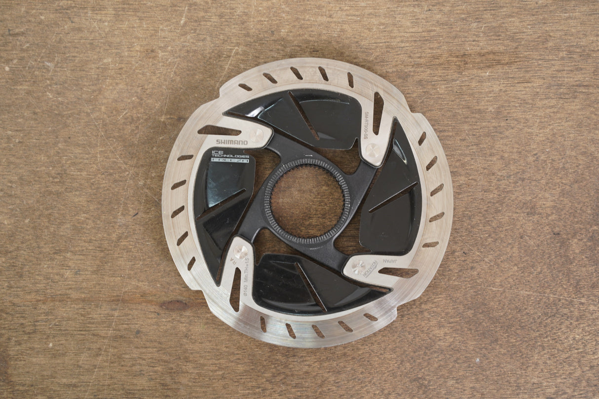 (1) 140mm Shimano Dura-Ace SM-RT900-SS Center Lock Disc Brake Rotor