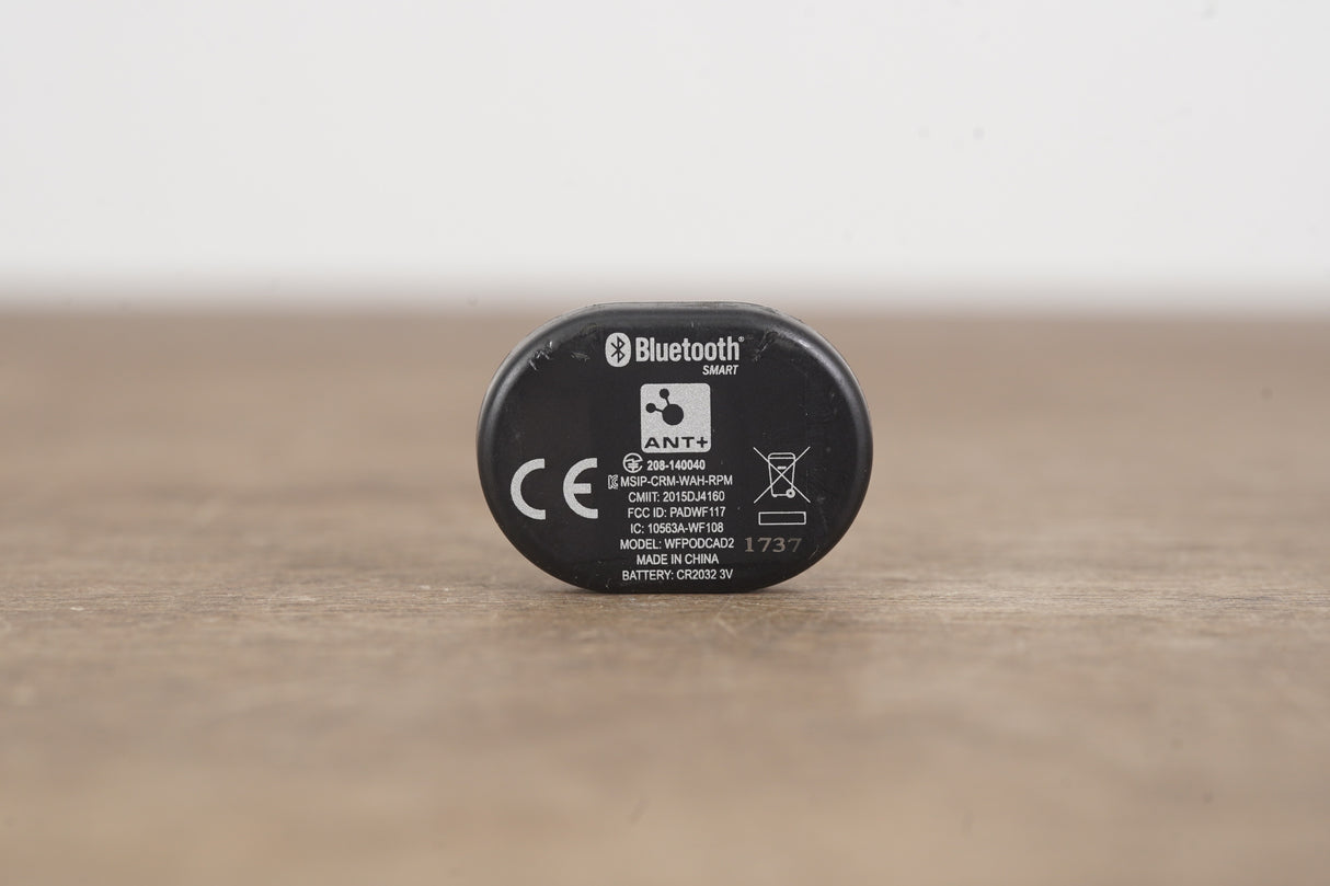 Wahoo RPM Cadence Sensor Bluetooth/ANT+ Cycling Road Bike