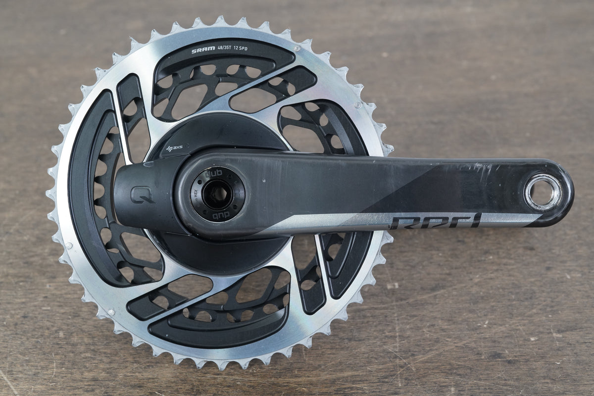 172.5mm 48/35T DUB SRAM Red AXS D1 Quarq 12 Speed Power Meter Crankset 605g