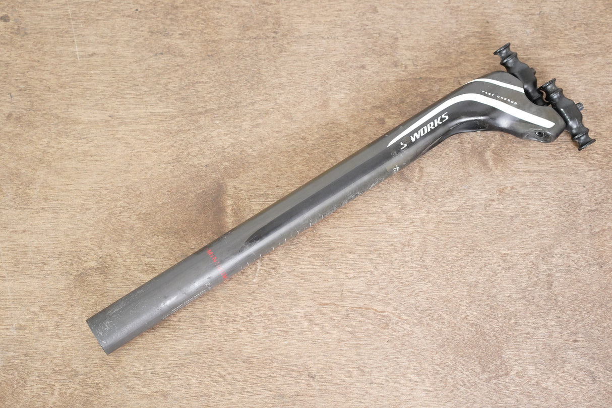 27.2mm Specialized S-WORKS FACT Carbon Setback Road Seatpost