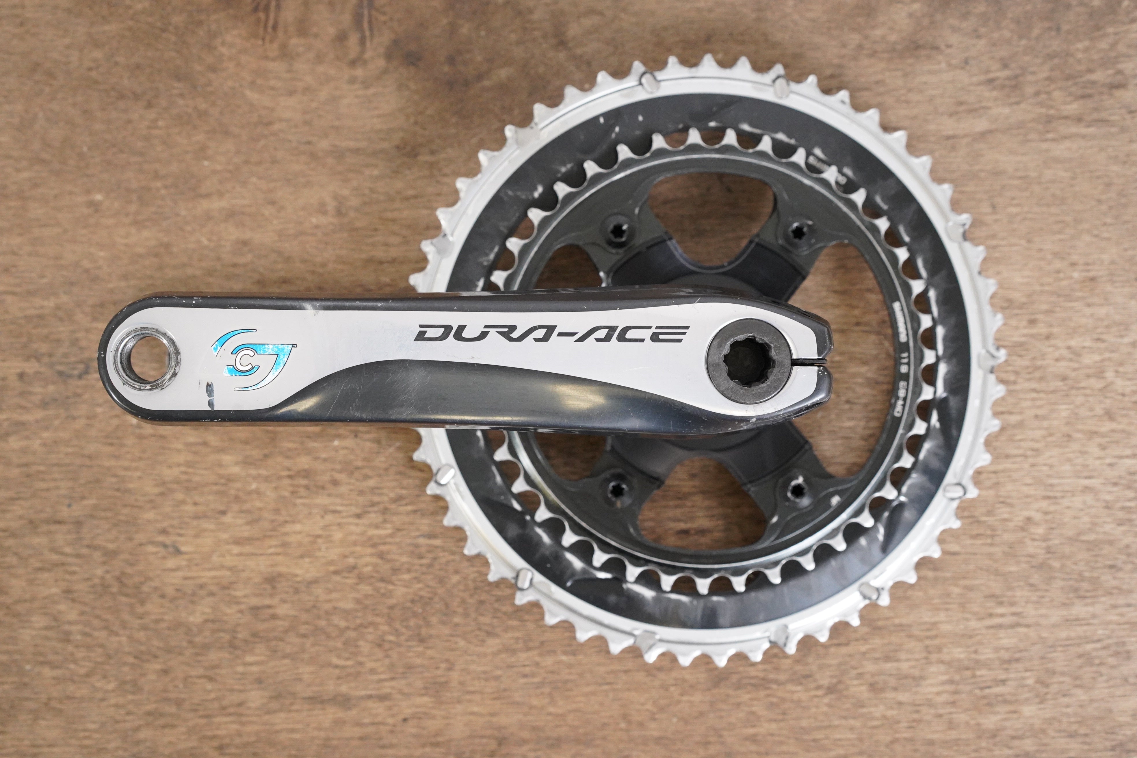 175mm 53 39T Shimano Dura Ace FC 9000 11 Speed Stages Power Meter Cran Elevate Cycling