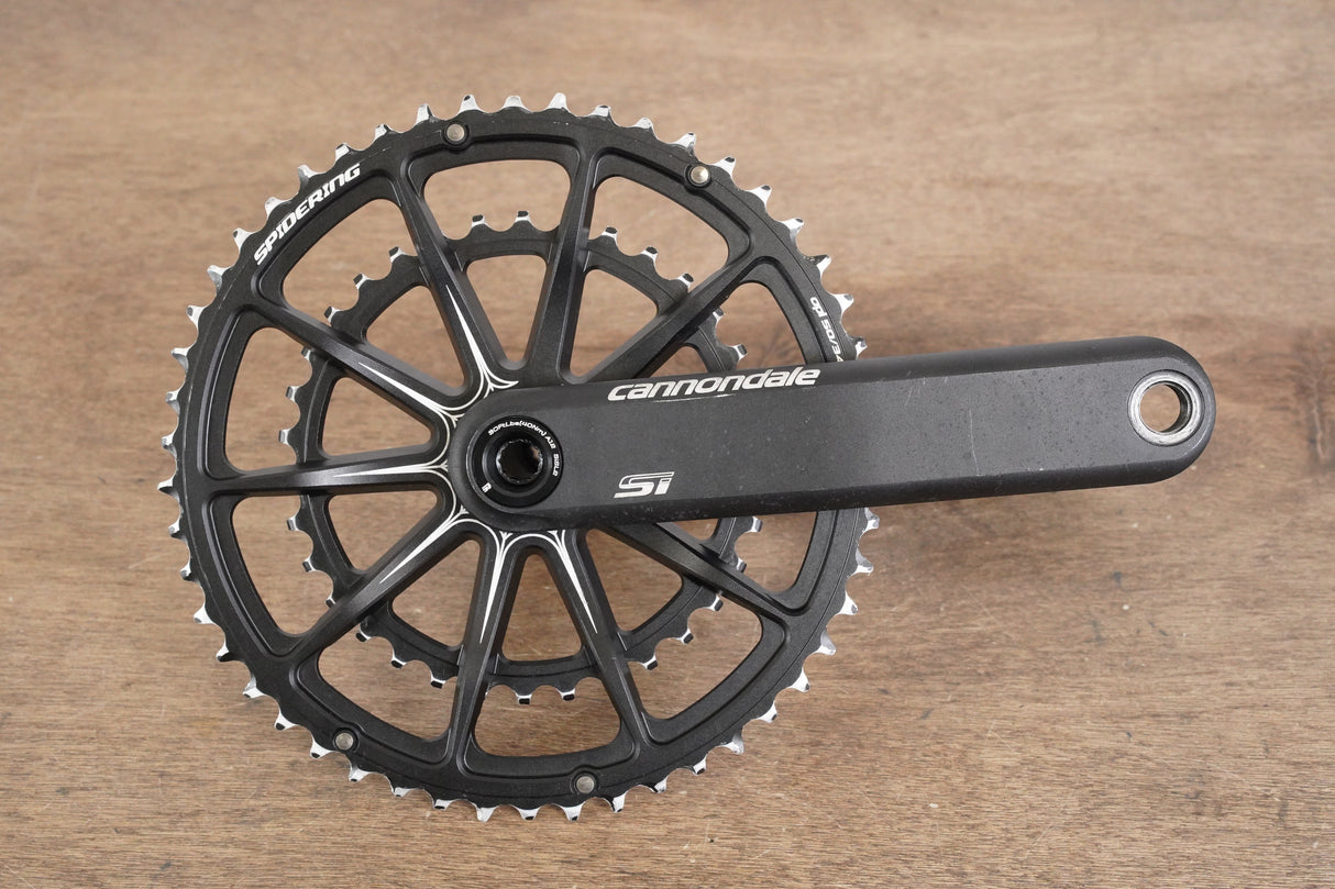 175mm 50/34T BB30 Cannondale Si Spidering Hollowgram Road Crankset