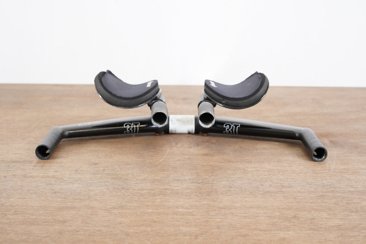 40cm 3T Brezza II Carbon Base Bar + Carbon 3T Extensions TT Triathlon Handlebar 559g