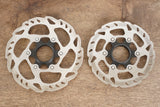 (2) 160mm/140mm Shimano SLX SM-RT70-S Center Lock Disc Brake Rotor Road