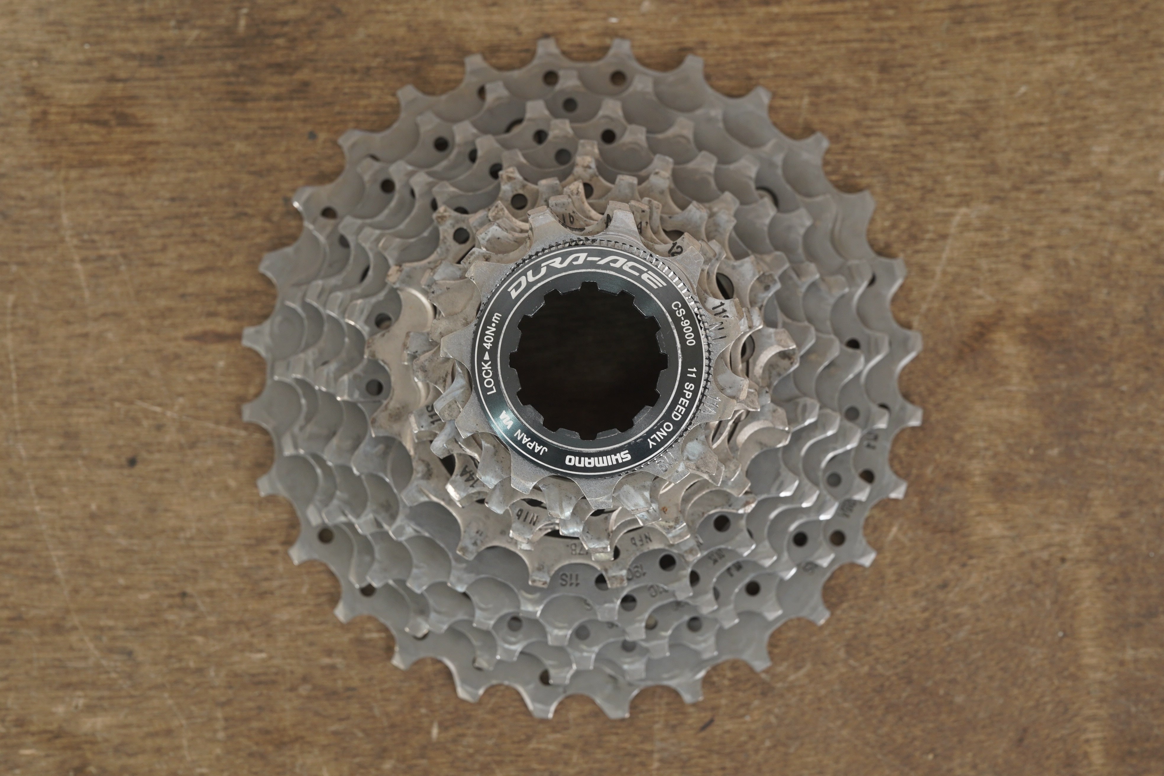 Shimano DURA-ACE CS-9000 　11-28T 11-28T Shimano Dura-Ace CS-9000 11 Speed Cassette 195g – Elevate