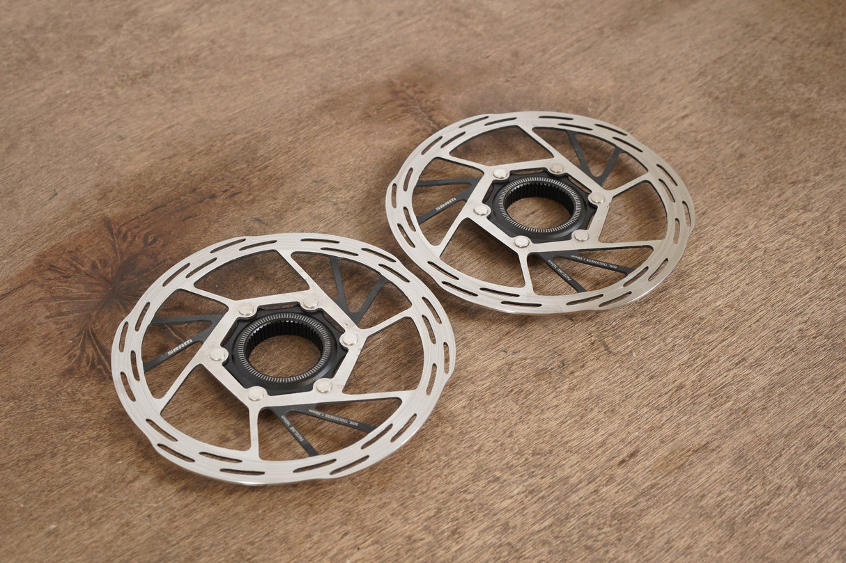 (2) 160mm SRAM PaceLine Center Lock Disc Brake Road Rotors