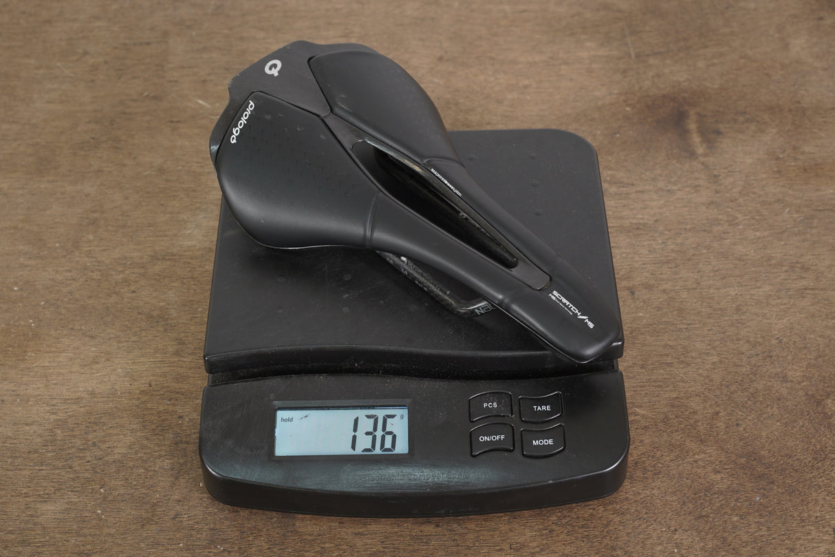 135mm Prologo Scratch PAS NACK Carbon Rail Road Saddle 136g