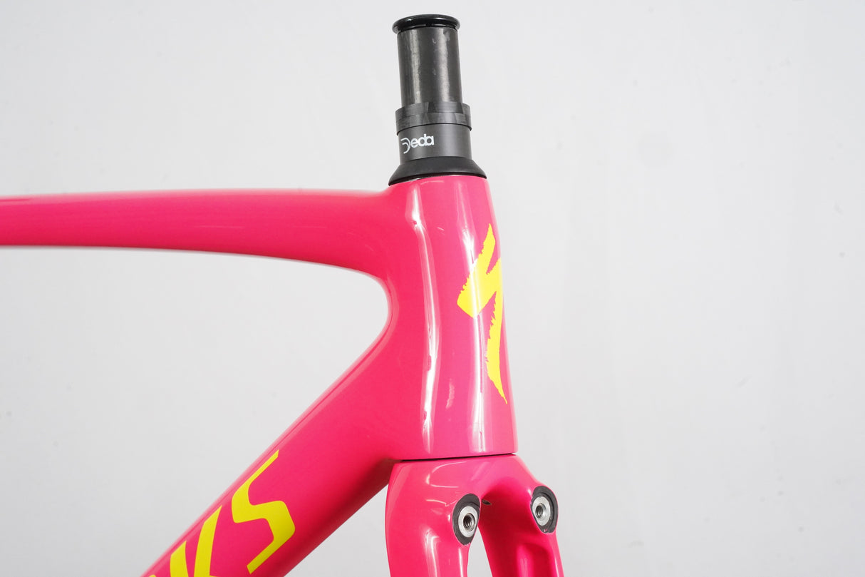 52cm Specialized S-WORKS Tarmac SL6 Acid Pink Carbon Rim Brake Road Frameset