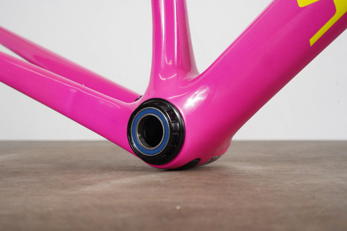 52cm Specialized S-WORKS Tarmac SL6 Acid Pink Carbon Rim Brake Road Frameset