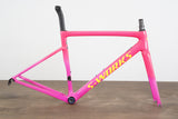 52cm Specialized S-WORKS Tarmac SL6 Acid Pink Carbon Rim Brake Road Frameset