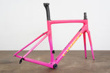 52cm Specialized S-WORKS Tarmac SL6 Acid Pink Carbon Rim Brake Road Frameset