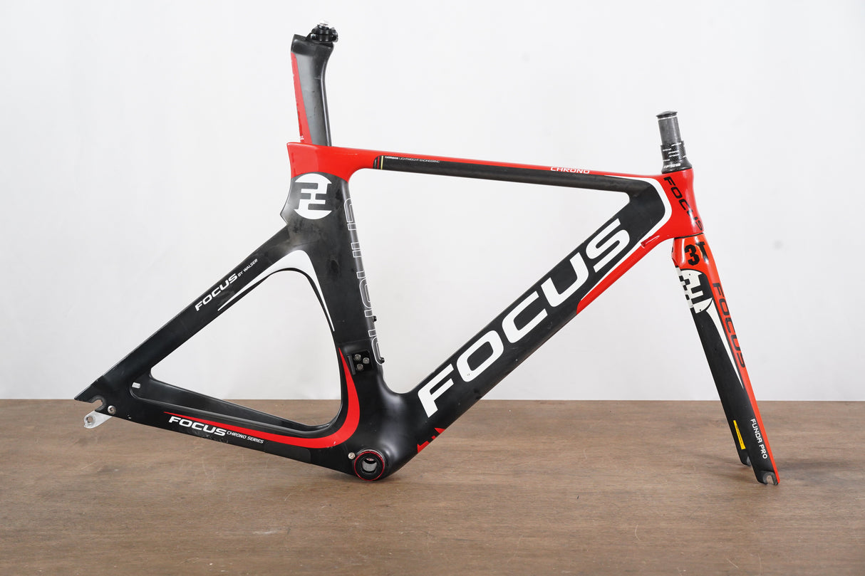 S (Small) Focus Chrono Carbon Aero Rim Brake TT Triathlon Frameset