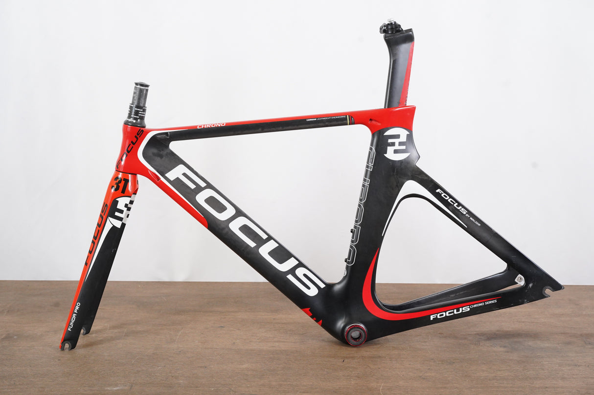 S (Small) Focus Chrono Carbon Aero Rim Brake TT Triathlon Frameset