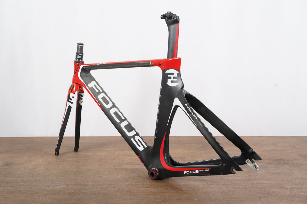 S (Small) Focus Chrono Carbon Aero Rim Brake TT Triathlon Frameset