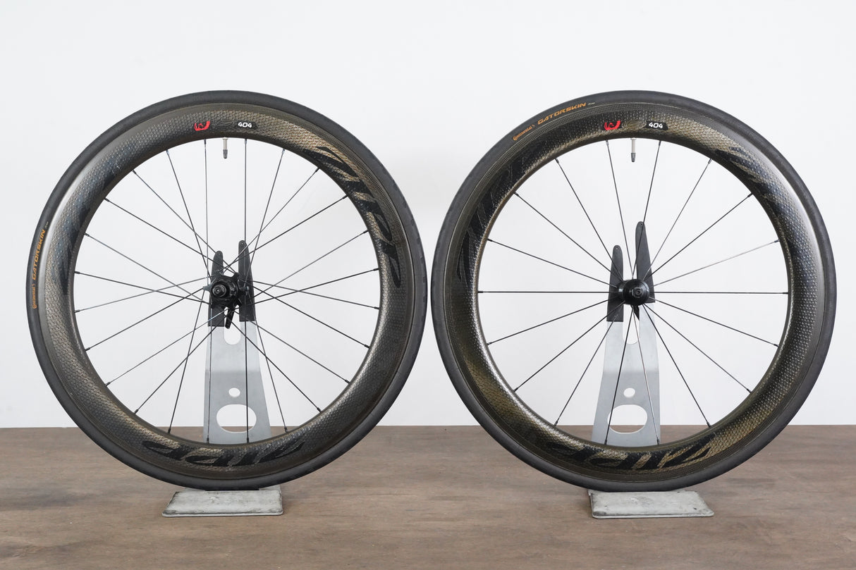Zipp 404 Firecrest 77/177 Carbon Clincher Rim Brake Wheelset Shimano/SRAM 11 Speed