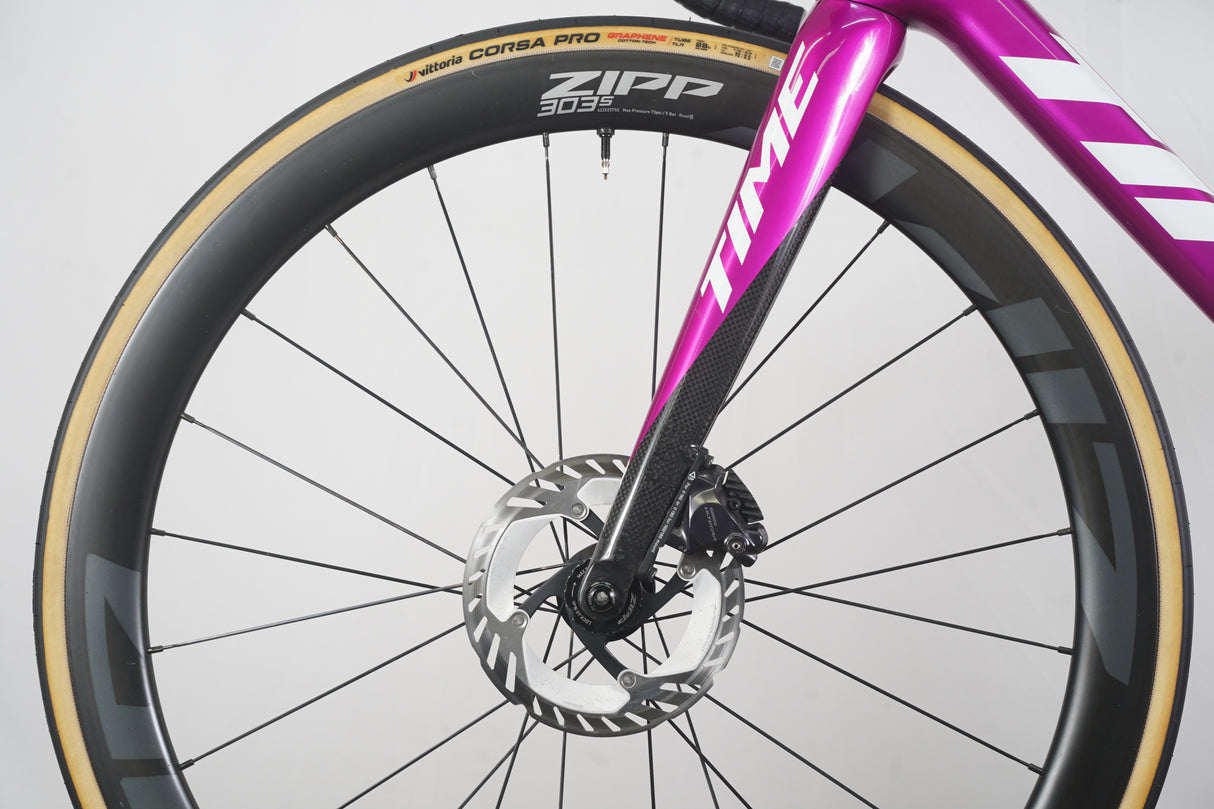 *Demo* XS Time Alpe d’Huez Shimano Ultegra Di2 Zipp Carbon Disc Brake Road Bike