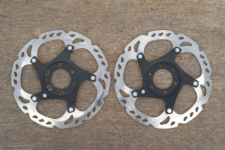 (2) 160mm Shimano Deore XT SM-RT86-S 6-Bolt Disc Brake Road CX MTB Rotors