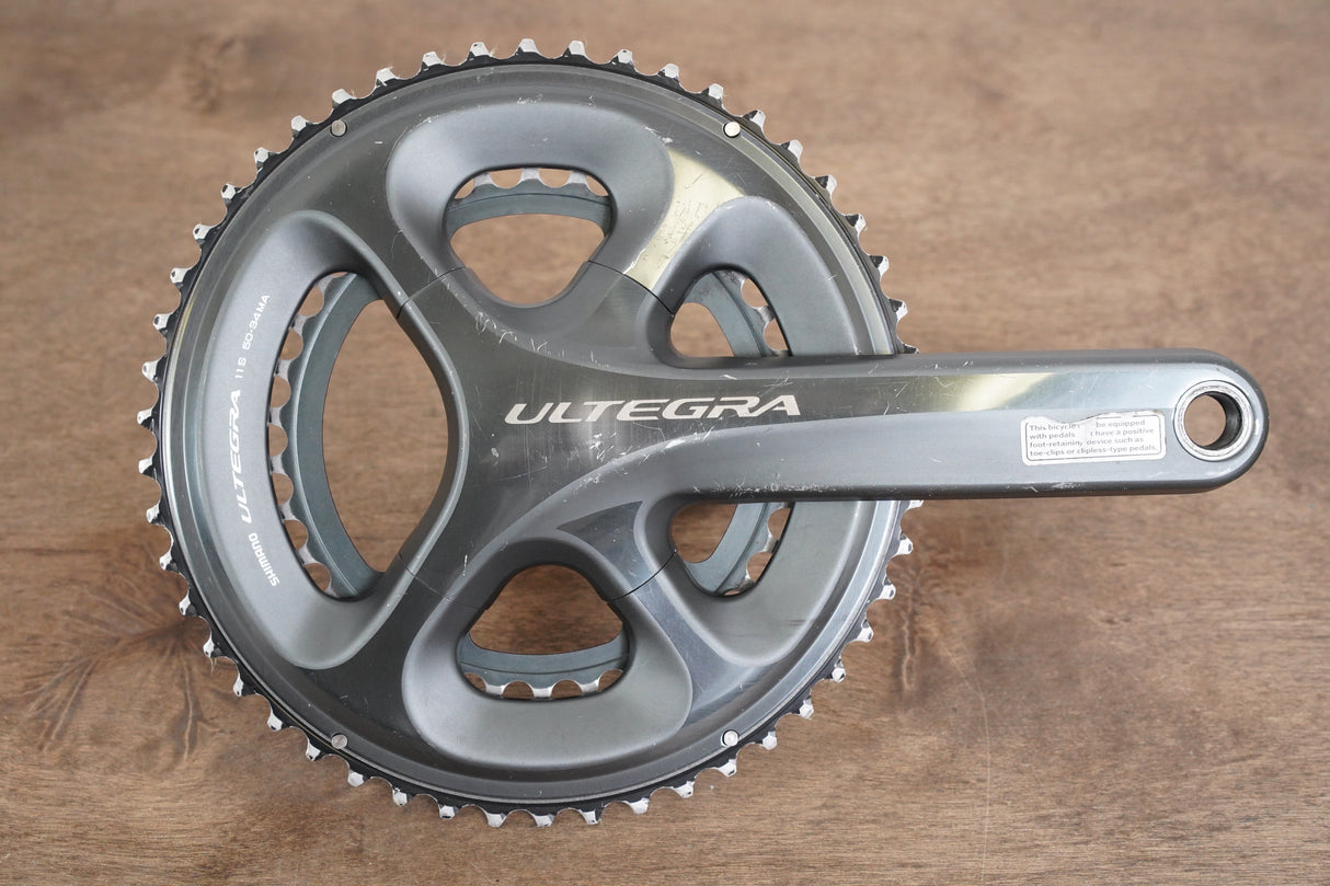 170mm 50/34T Shimano Ultegra FC-6800 11 Speed Road Crankset