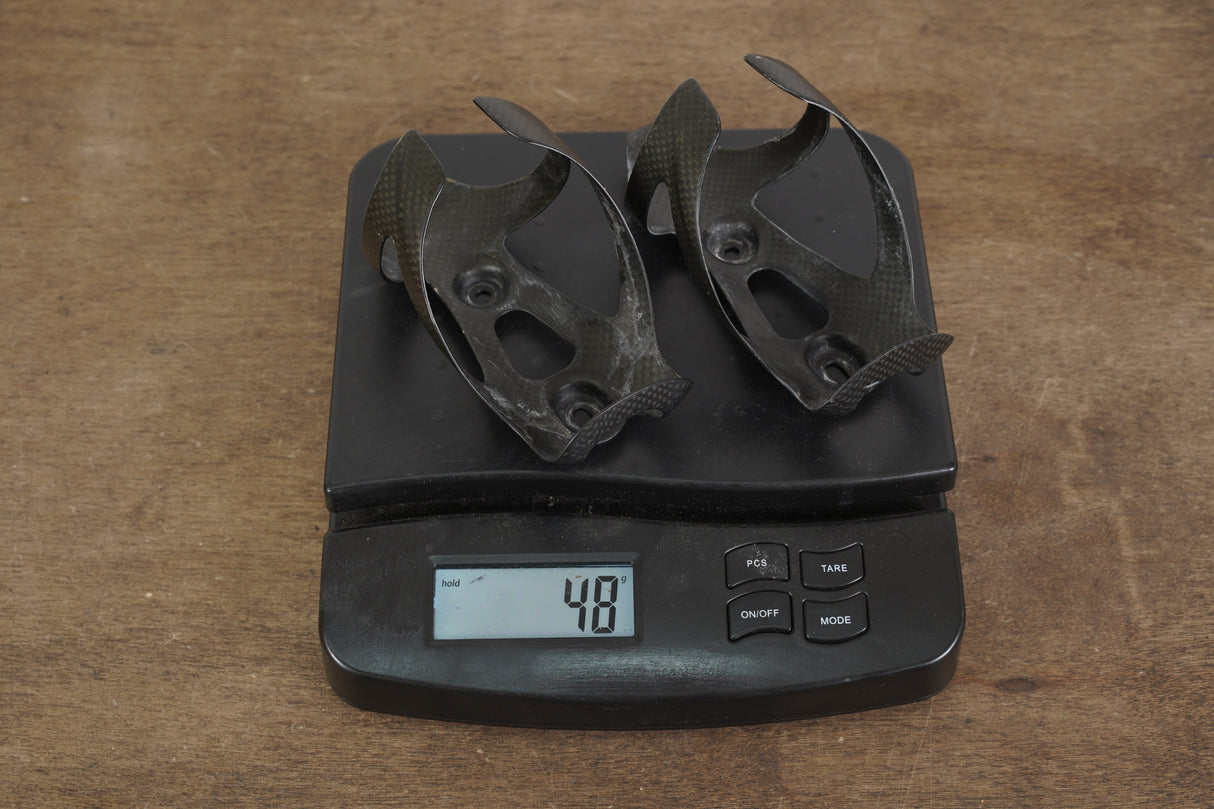 (2) Carbon Water Bottle Cages 48g