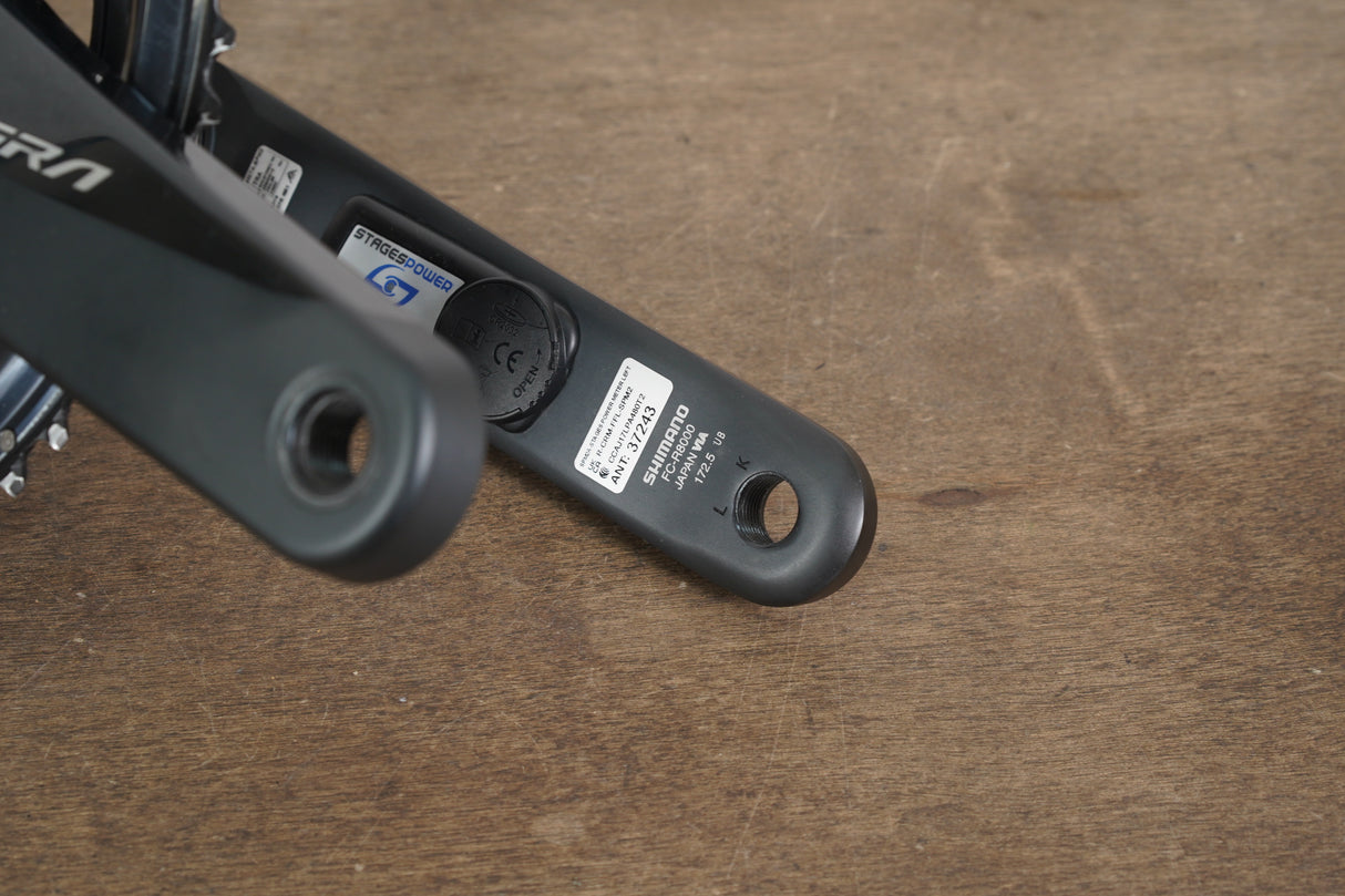 172.5mm 53/39T Shimano Ultegra FC-R8000 Stages Power Meter Crankset 8000