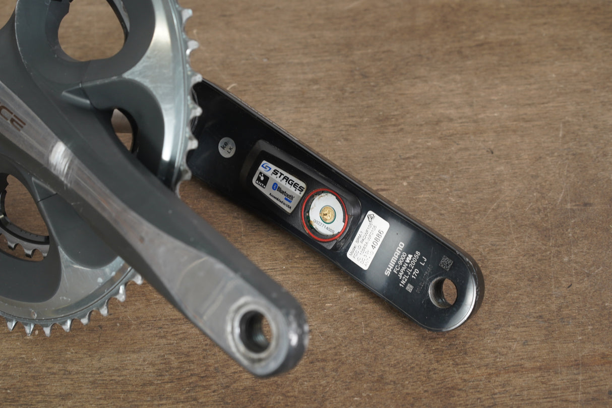 170mm 50/34T Shimano Dura-Ace FC-7900/R9000 Stages Power Meter Crankset