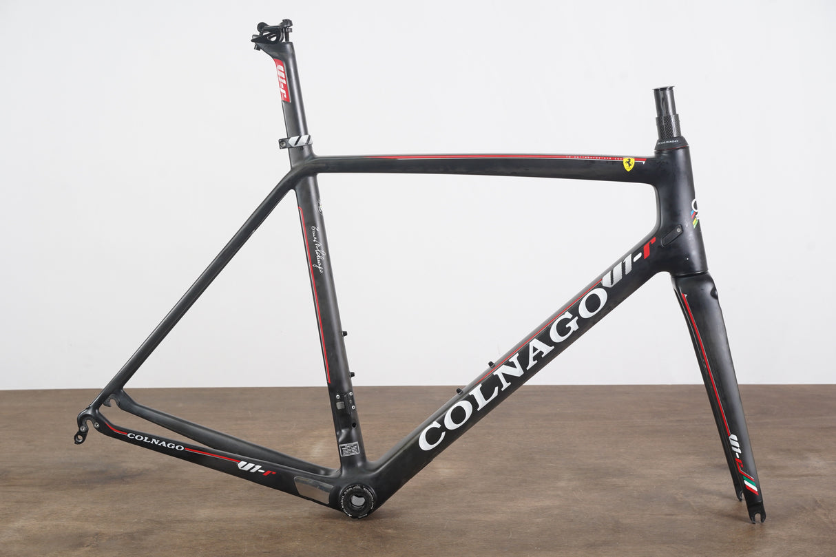 54s Colnago V1-R Ferrari Edition Carbon Rim Brake Road Frameset