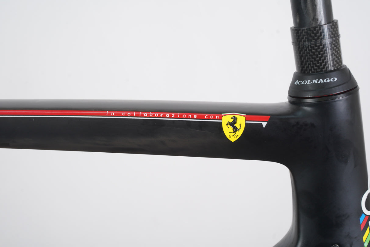 54s Colnago V1-R Ferrari Edition Carbon Rim Brake Road Frameset