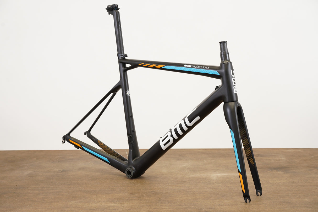 54cm BMC TeamMachine SLR01 Carbon Rim Brake Frameset SLR 01