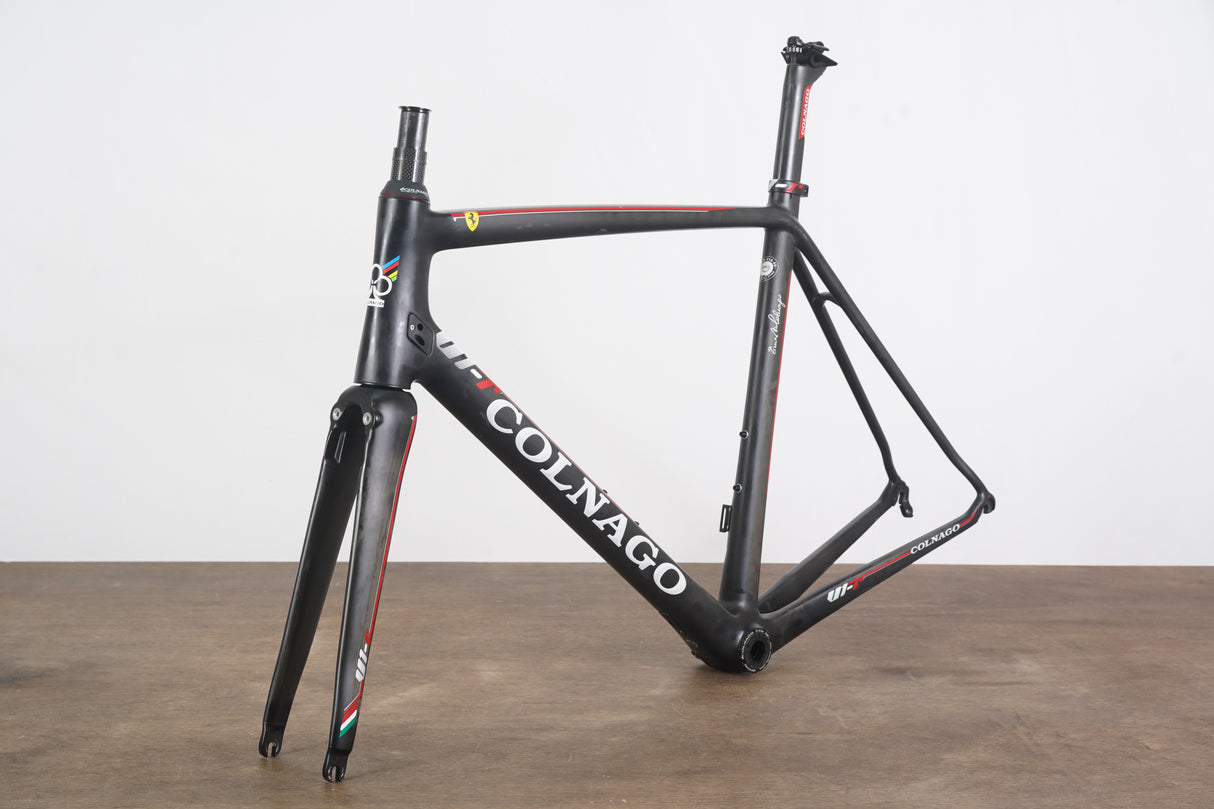 54s Colnago V1-R Ferrari Edition Carbon Rim Brake Road Frameset