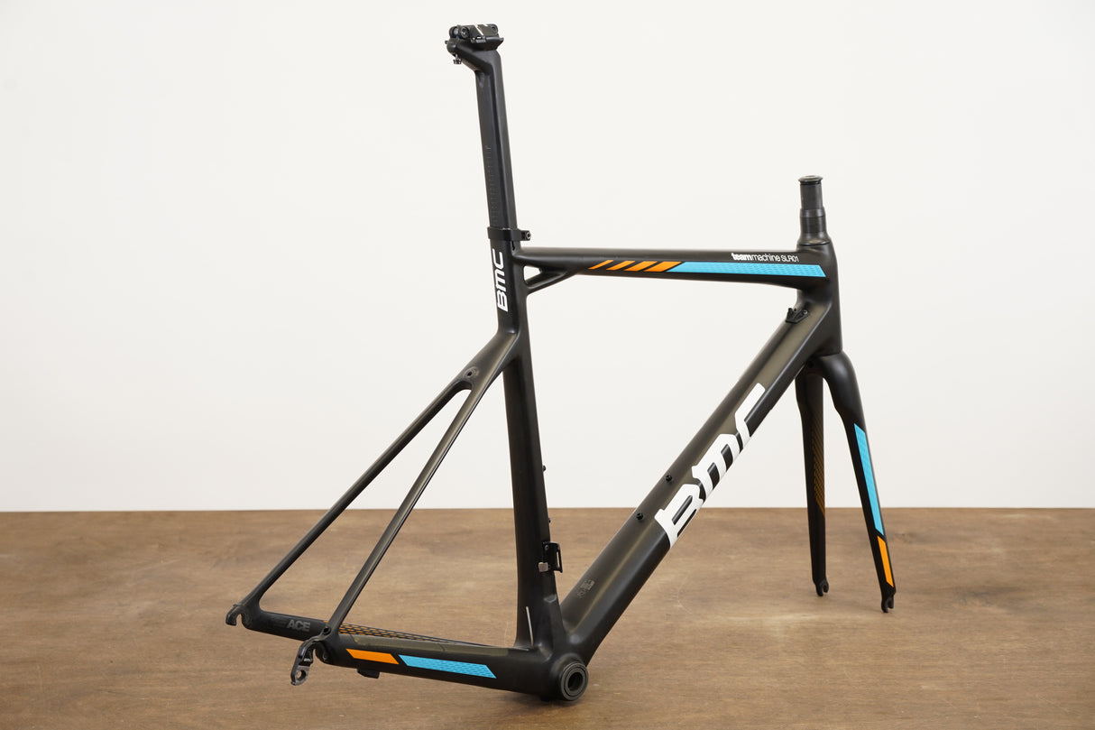 54cm BMC TeamMachine SLR01 Carbon Rim Brake Frameset SLR 01