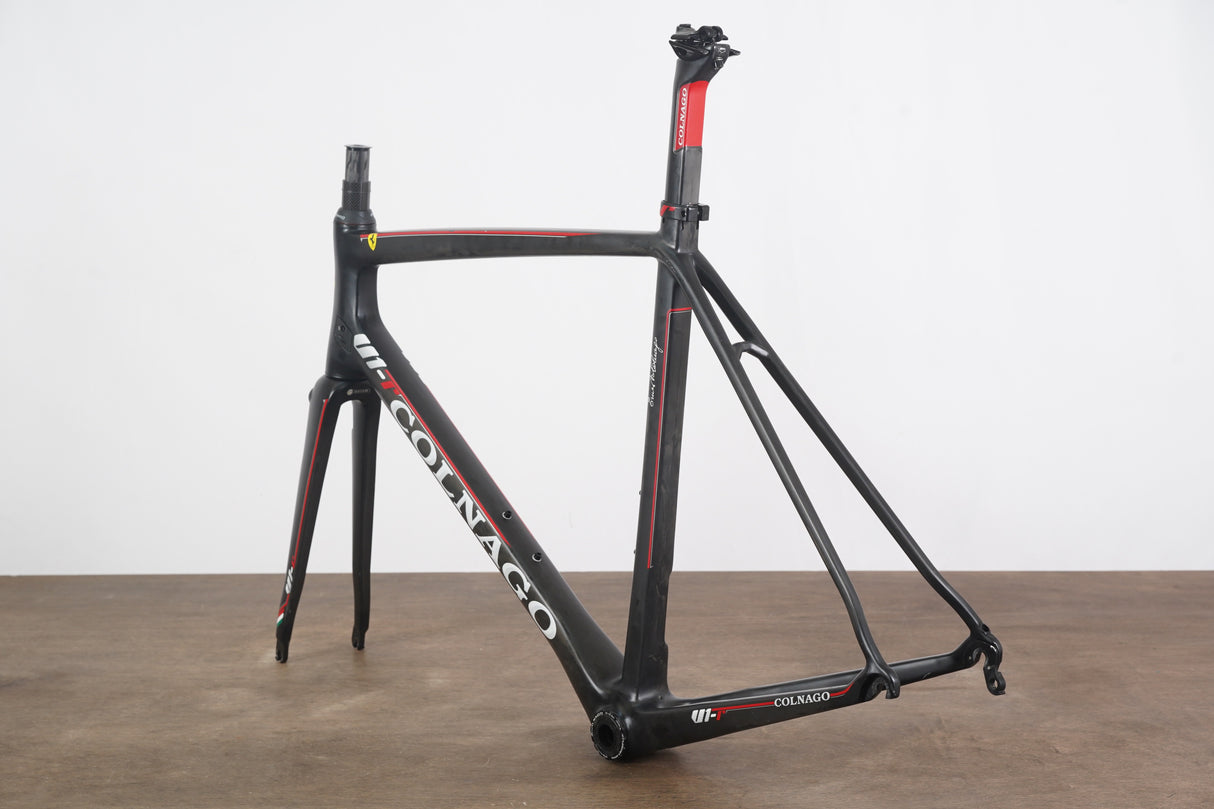 54s Colnago V1-R Ferrari Edition Carbon Rim Brake Road Frameset