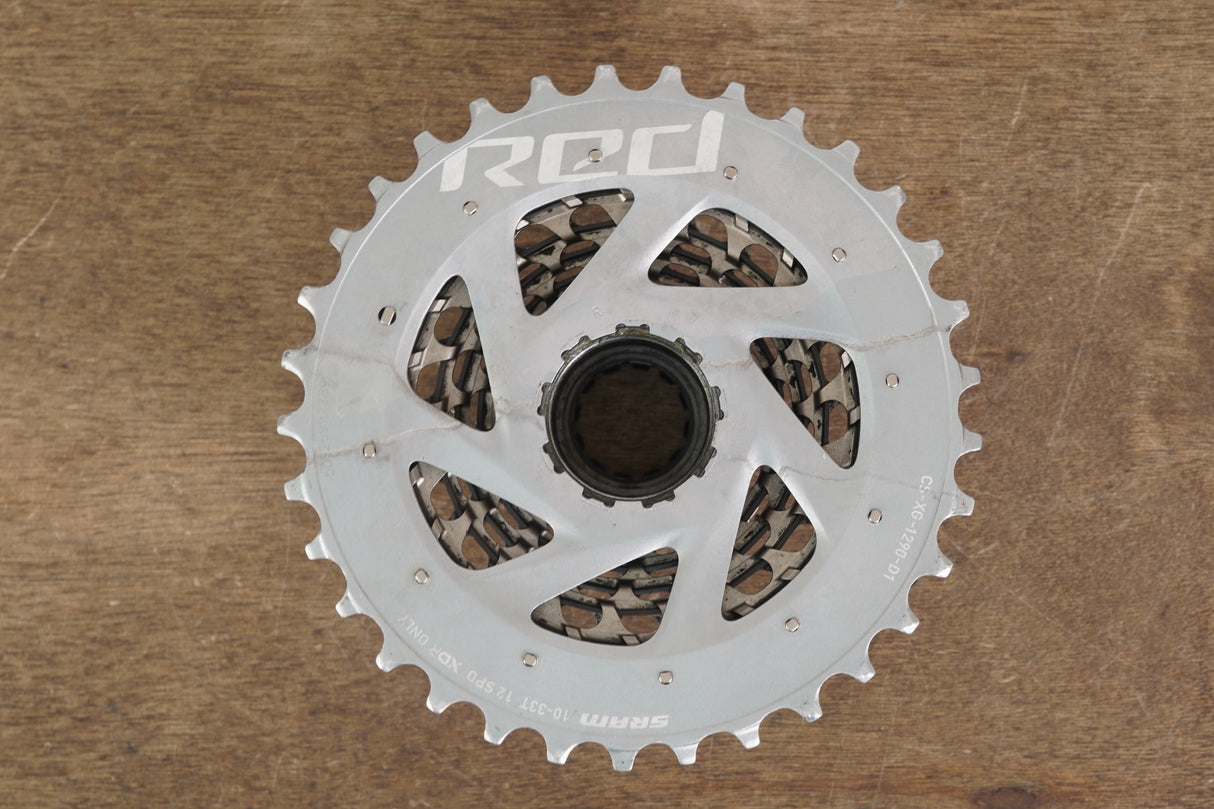 10-33T SRAM Red CS-XG-1290-D1 12 Speed XDR Road Cassette 211g