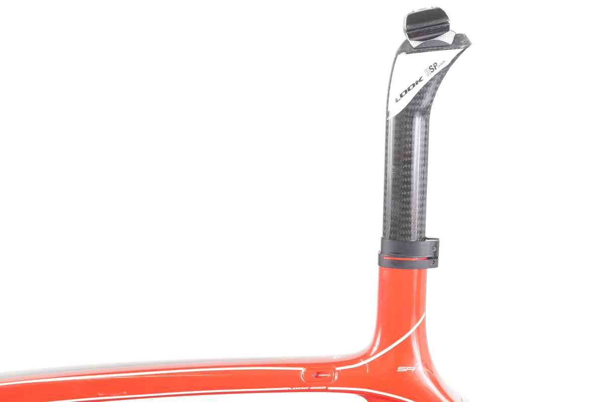 M (Medium) LOOK 695 SR Carbon Rim Brake Road Frameset + Crank + Stem