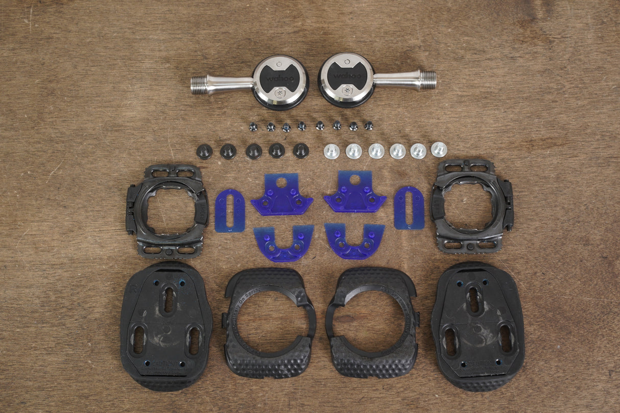 Wahoo Speedplay Zero Stainless Steel Clipless Road Pedals + Cleats