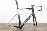 2023 L (Large) Ridley Noah Fast Carbon Disc Brake Road Frameset + Cockpit