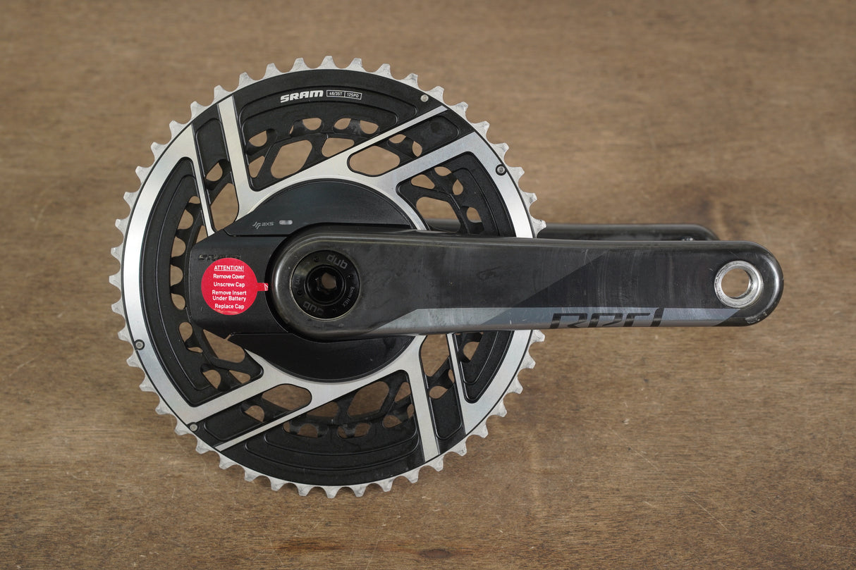 175mm 48/35T DUB SRAM Red AXS Quarq 12 Speed Power Meter Crankset