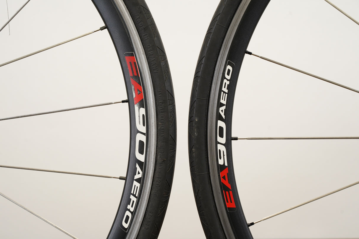 Easton EA90 Aero Alloy Clincher Rim Brake Wheelset Campagnolo 11 Speed EA 90