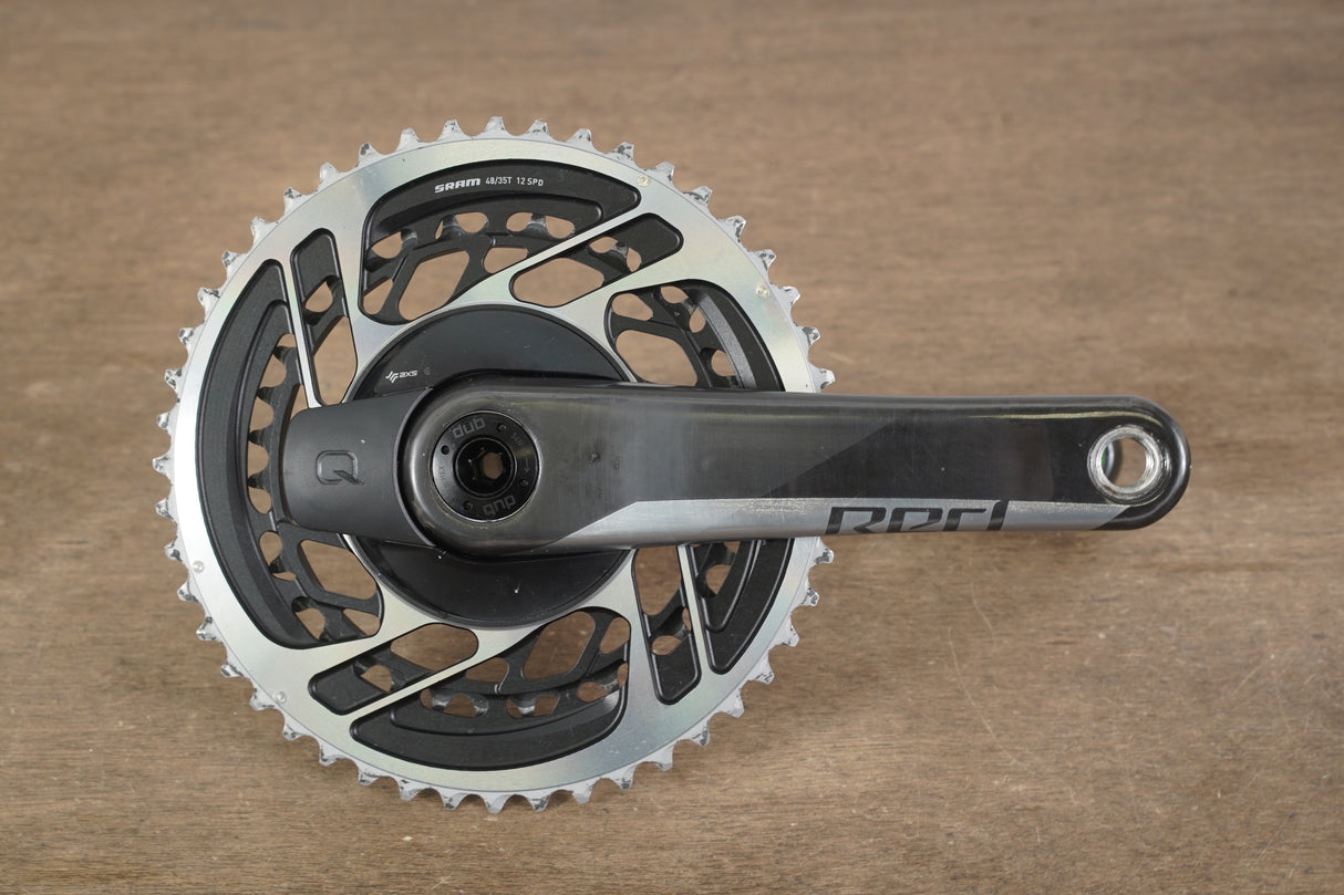 172.5mm 48/35T DUB SRAM Red AXS Quarq 12 Speed Power Meter Crankset