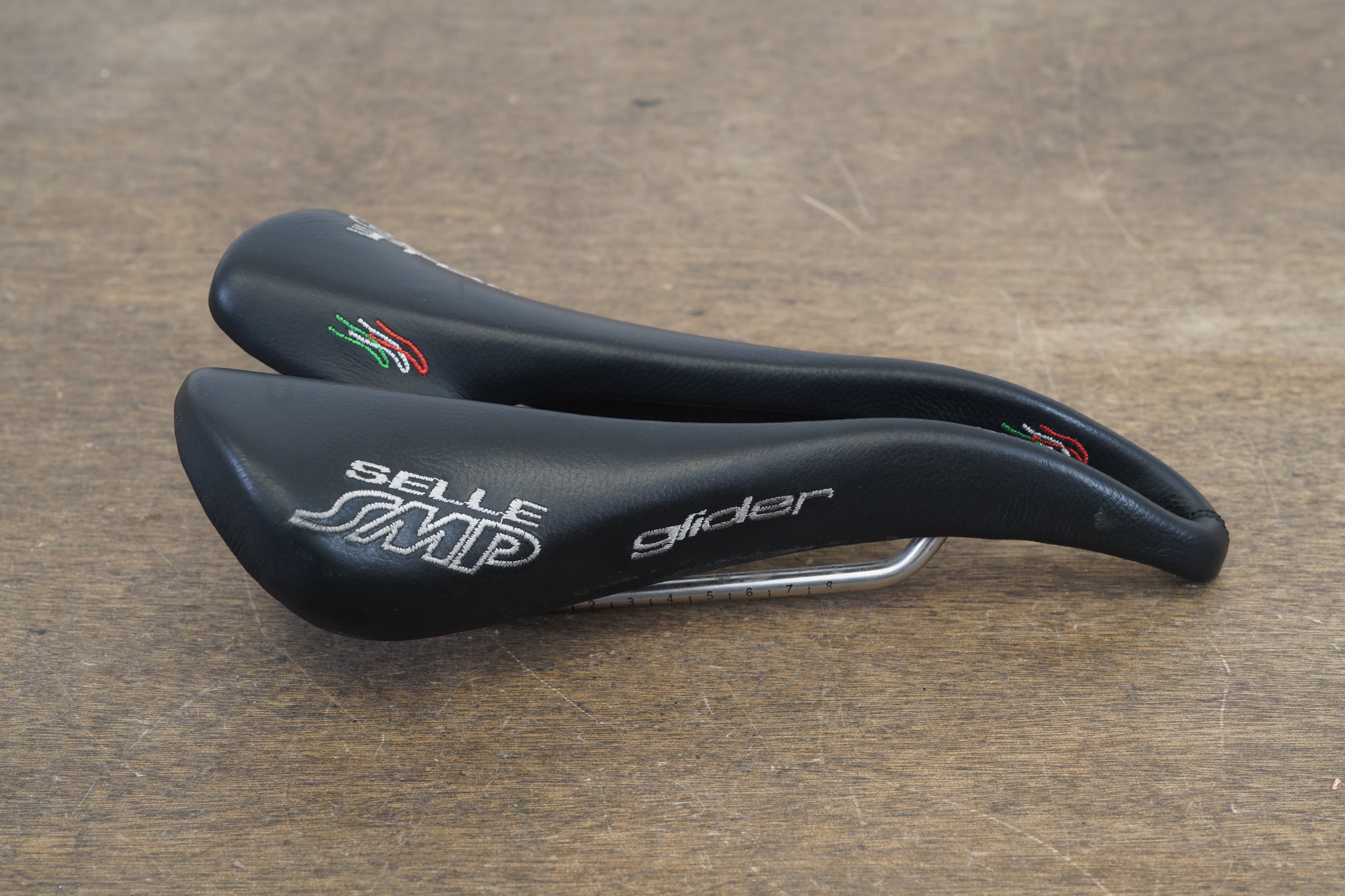 132mm Selle SMP Glider Stainless Steel Rail Road Saddle 306g