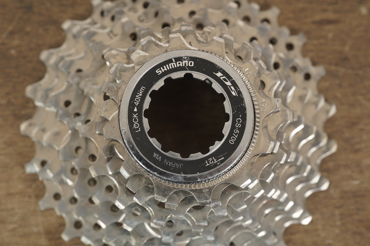 12-25T Shimano 105 CS-5700 10 Speed Road Cassette 247g