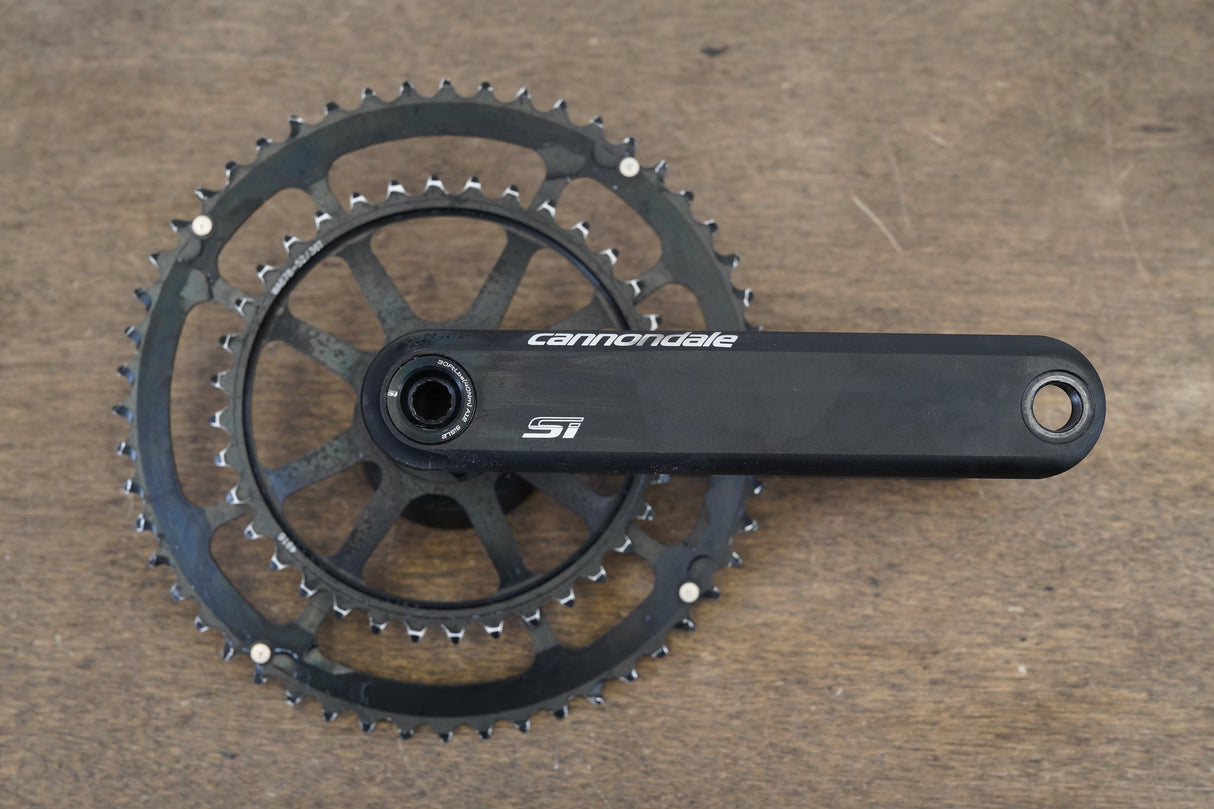 172.5mm 52/36T BB30 Cannondale Si Spidering Hollowgram Road Crankset 618g
