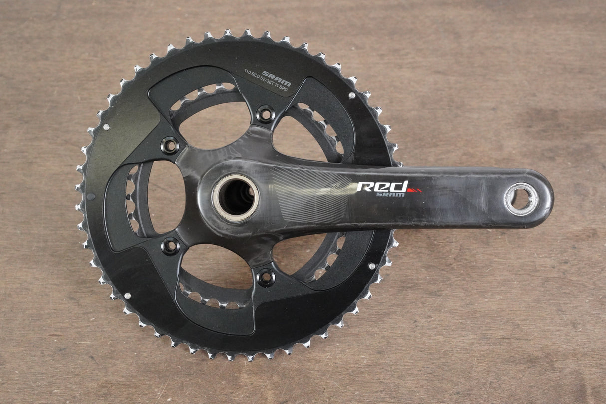 175mm 52/36T GXP SRAM Red 22 Carbon Crankset