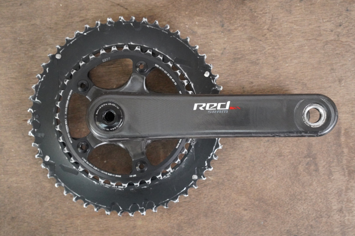 175mm 52/36T GXP SRAM Red 22 Carbon Crankset