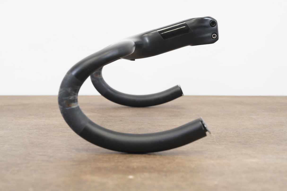 40cm 120mm -6 Degree Black Inc. Carbon Barstem Handlebar + Mount 1 1/8"